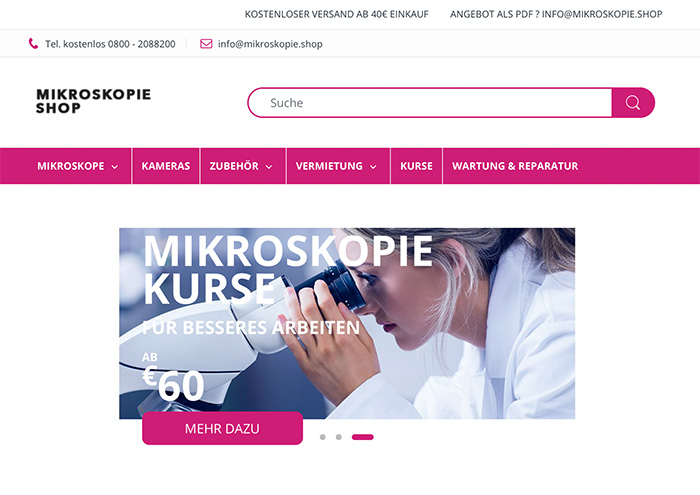 Mikroskopie Kurse